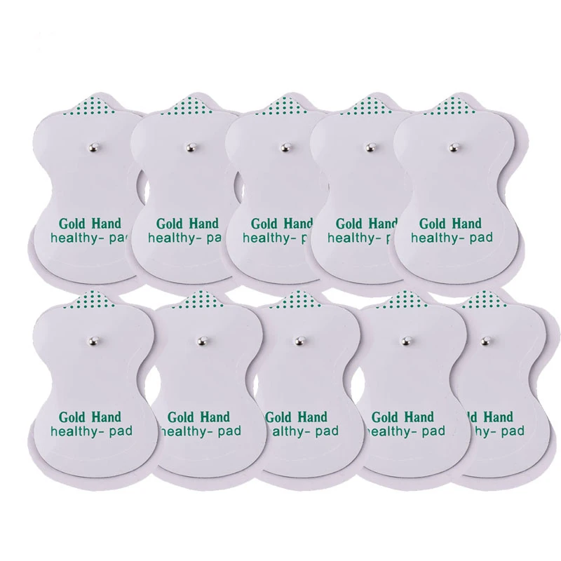 10/20Pcs Electrode Pads Self Adhesive Non-woven TENS Patches Replacement for Massager EMS Muscle Stimulator Electrostimulator