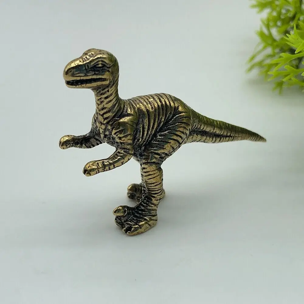 Brass dinosaur ornament animal statue collection decoration