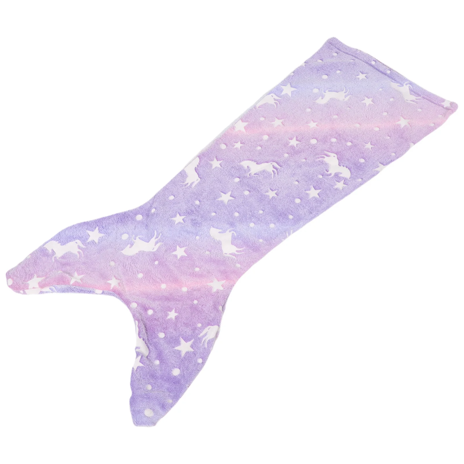 

Children Sleeping Bag Glow in The Dark Unicorn Mermaid Tail Blanket Soft Cozy Wearable Sleeping Bag Travel Sleep Girls