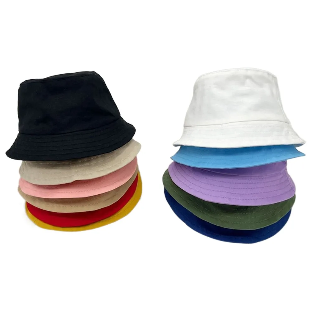 10cm 20cm Cotton Dolls Color Fisherman Hat Cute Mini Miniature Bucket Hat Lovely DIY Mini Panama Hat Photo Props