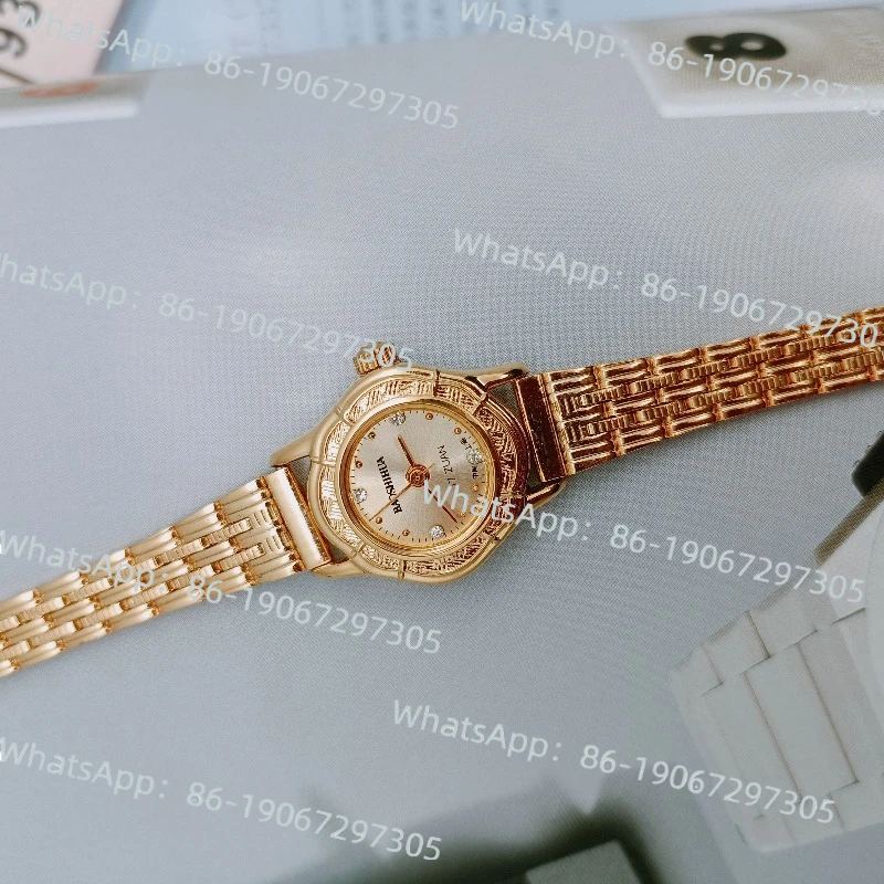

Jewel Flower Mechanical Women's Bracelet Watch Petal Type Manual Winding Shanghai Watch Factory II Exquisite and Compact