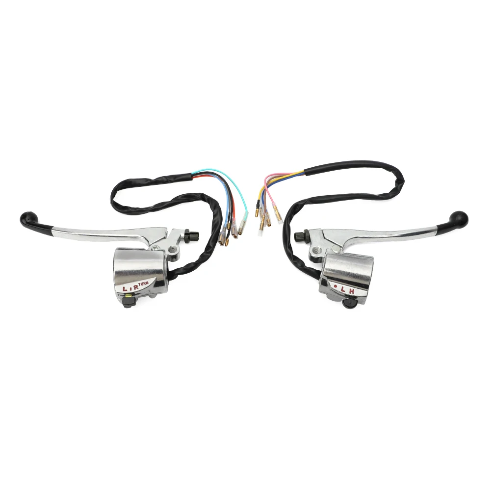 Motorcycle Right and Left Handlebar Switch 22mm for Honda CG125 CB125 Zhujiang CG125 XF-CG125 Horn Turn Signal Electric Start