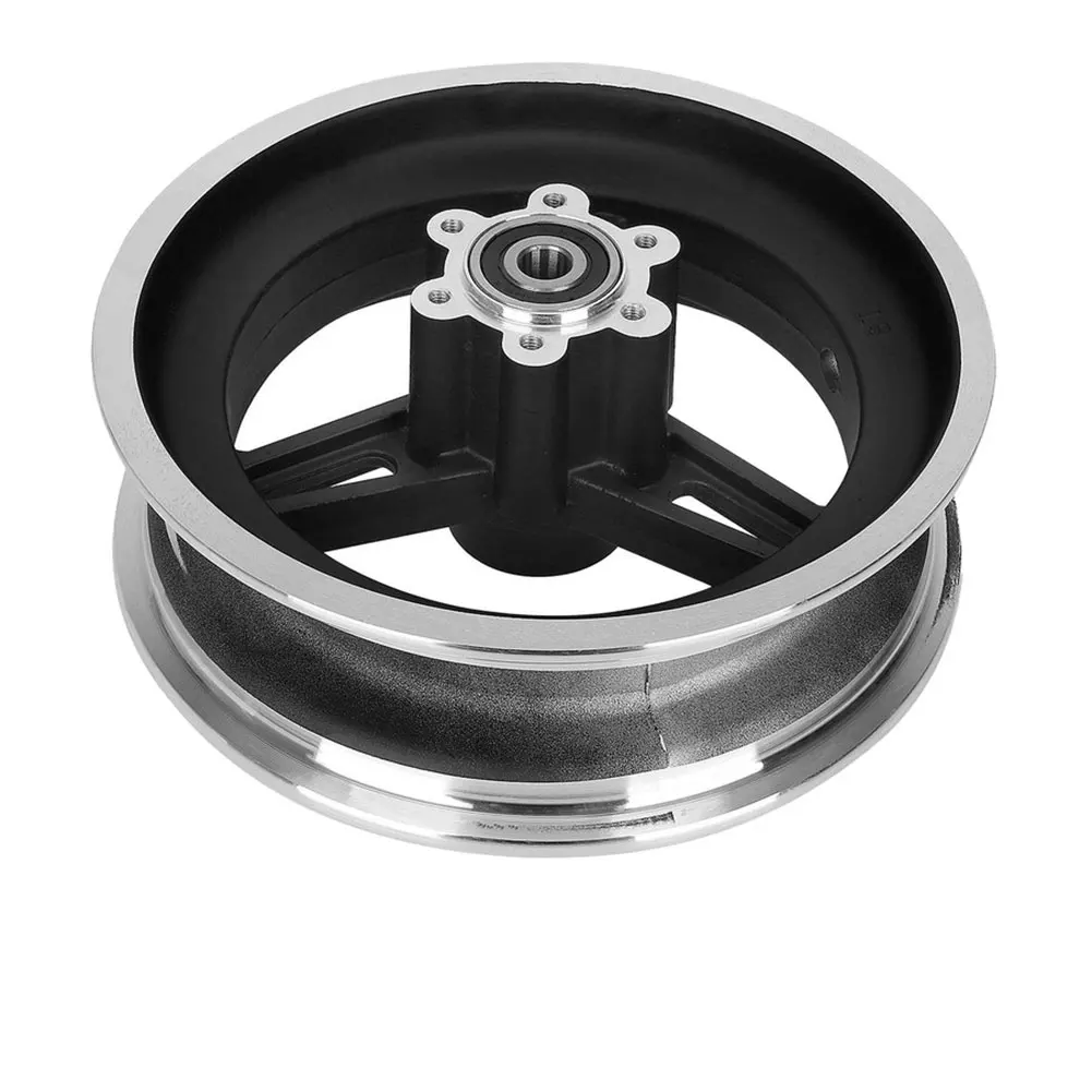 

10-Inch Scooter Front Hub Compatible With 100/65-6.5 & 90/65-6.5 Tires 6-Hole Disc Brake Widened Wheel Aluminum Alloy
