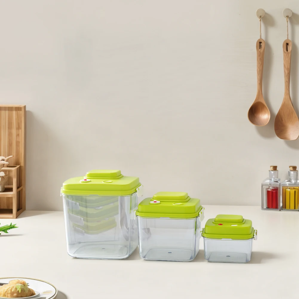 Contenitore per alimenti da 3 pezzi Contenitore per alimenti multifunzione per alimenti secchi Scatola per alimenti ermetica a prova di umidità per chicchi di zucchero di caffè