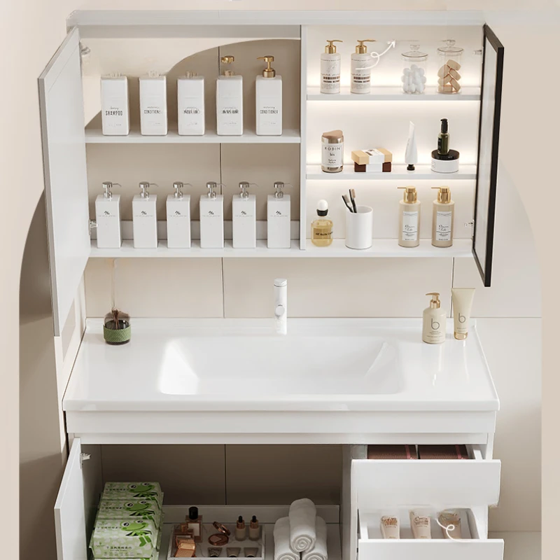 Opbergkast Multifunctionele smalle badkamerkasten Vanity Filing Sink onder ruimte Toiletbesparend Mueble Lavabo Luxe locker