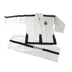 Durable ITF Taekwon-Do 1-3 Dan Ultralight Uniform Taekwondo Kimono Assistant Master Doboks With Embroidery suit gi