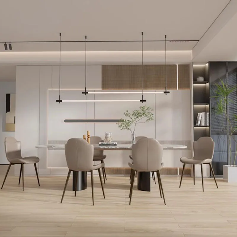 Sedie da pranzo reclinabili portatili Trono di velluto Sedie da pranzo nordiche per ufficio Cucina pigra Mobili moderni di lusso alla moda