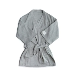 Albornoz Kimono De algodón para hombre, Ropa De Dormir informal, Sexy, lencería sólida