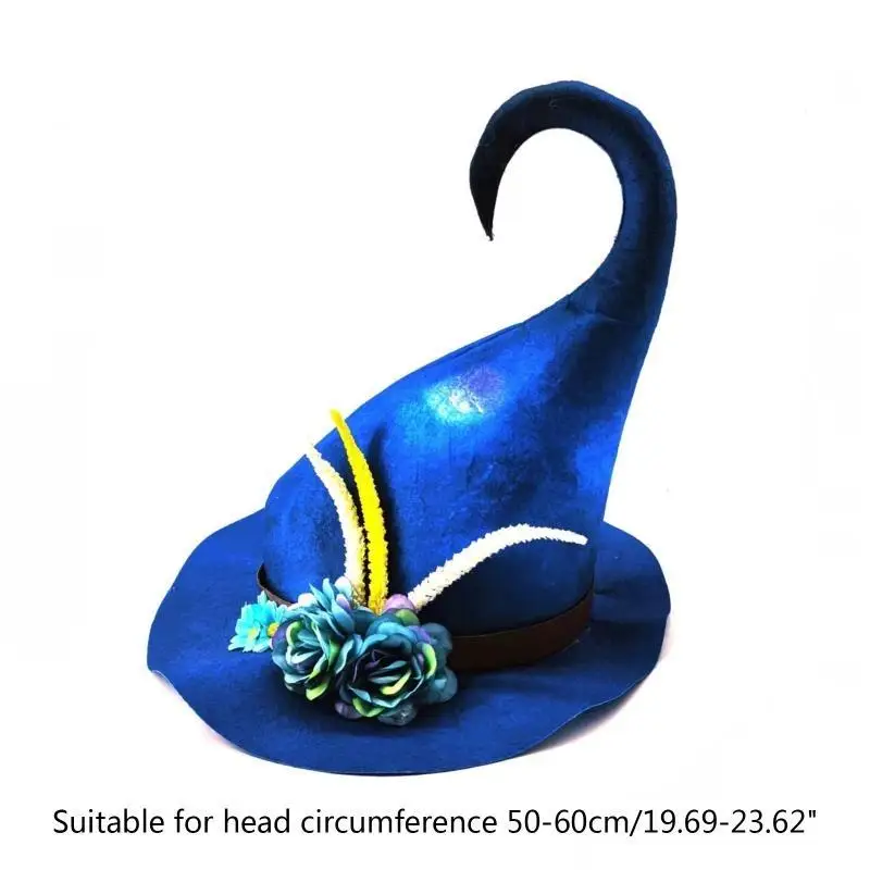 39BB Halloween Witch Wizard Hat Party Costume Headdear Devil Cap Cosplay Props