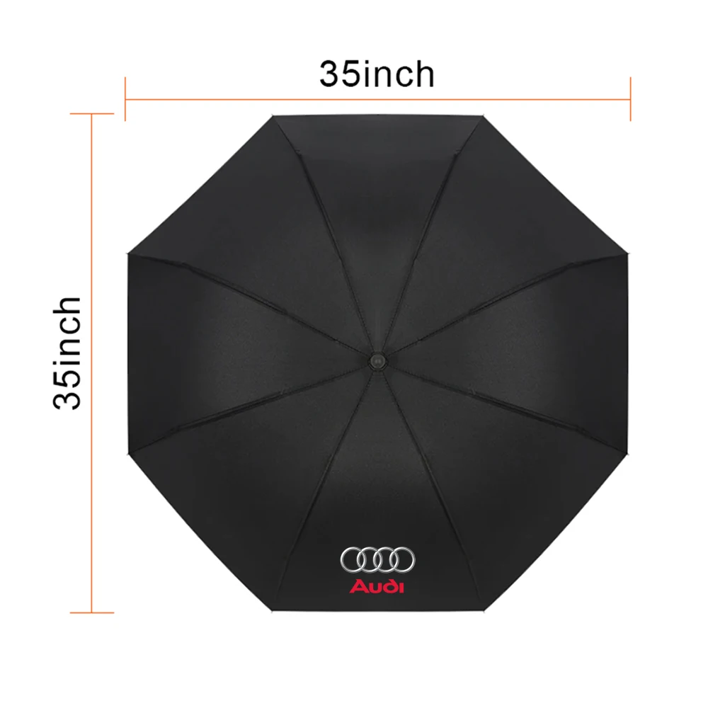 1 stücke Auto Automatische Falten Winddicht Sonnenschirm Regenschirm Für Audi A3 A4 A4L A5 B3 B4 B5 B6 B7 B8 RS3 Quattro c5 C6 C7 C5 C6 C7 – Detail 4