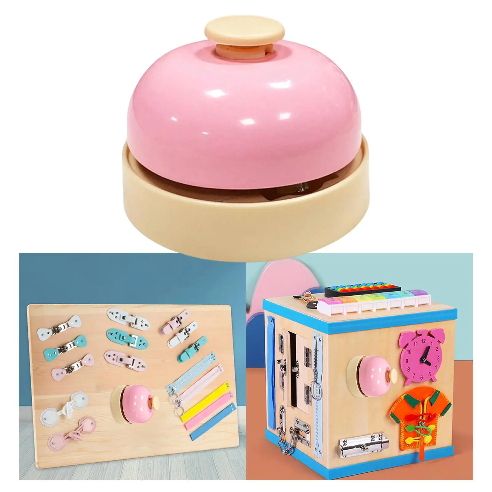 Jouet Montessori Busy Board, accessoires de bricolage, cloche, jeu de nition Leone, jouet de compétence d'apprentissage