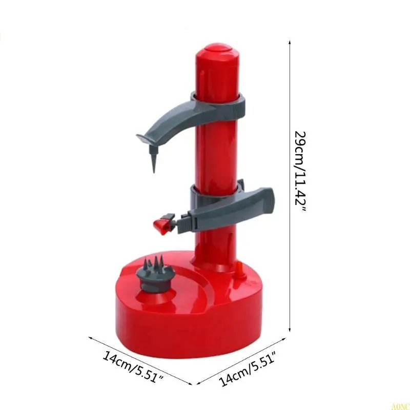 A0NC 전기 감자 필러 전기 과일 야채 껍질 껍질 w/ 3 블레이드 (3 Colo
