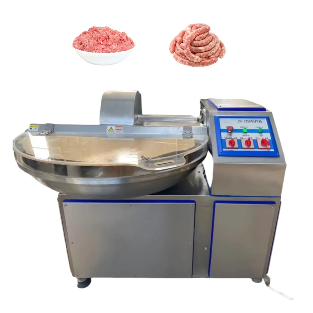 Mini Industrial Meat Bowl Cutter Mixer Machine For Startup Meat Processing Business Small‑Batch Production Need