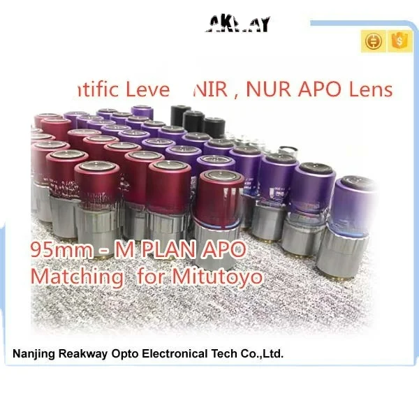 Laser Welding Testing Lens 95mm OEM NIR M PLAN APO Objective Lens As Mitutoyo NIR M Plan APO Lens