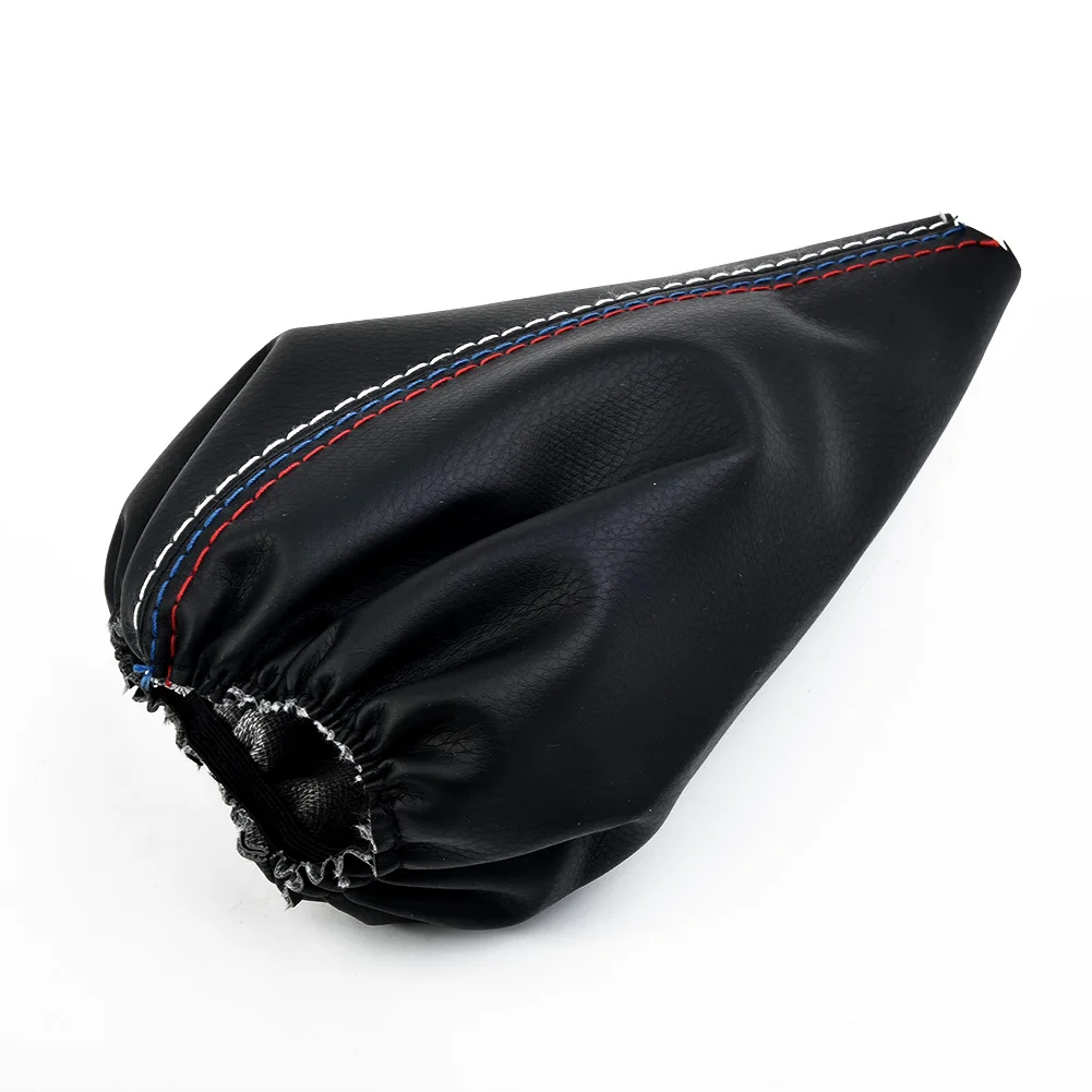 

Для BMW 3-й серии E36 E46 Кожаные ботинки переключения передач и ручного тормоза M3 Модный дизайн с красными и белыми линиями