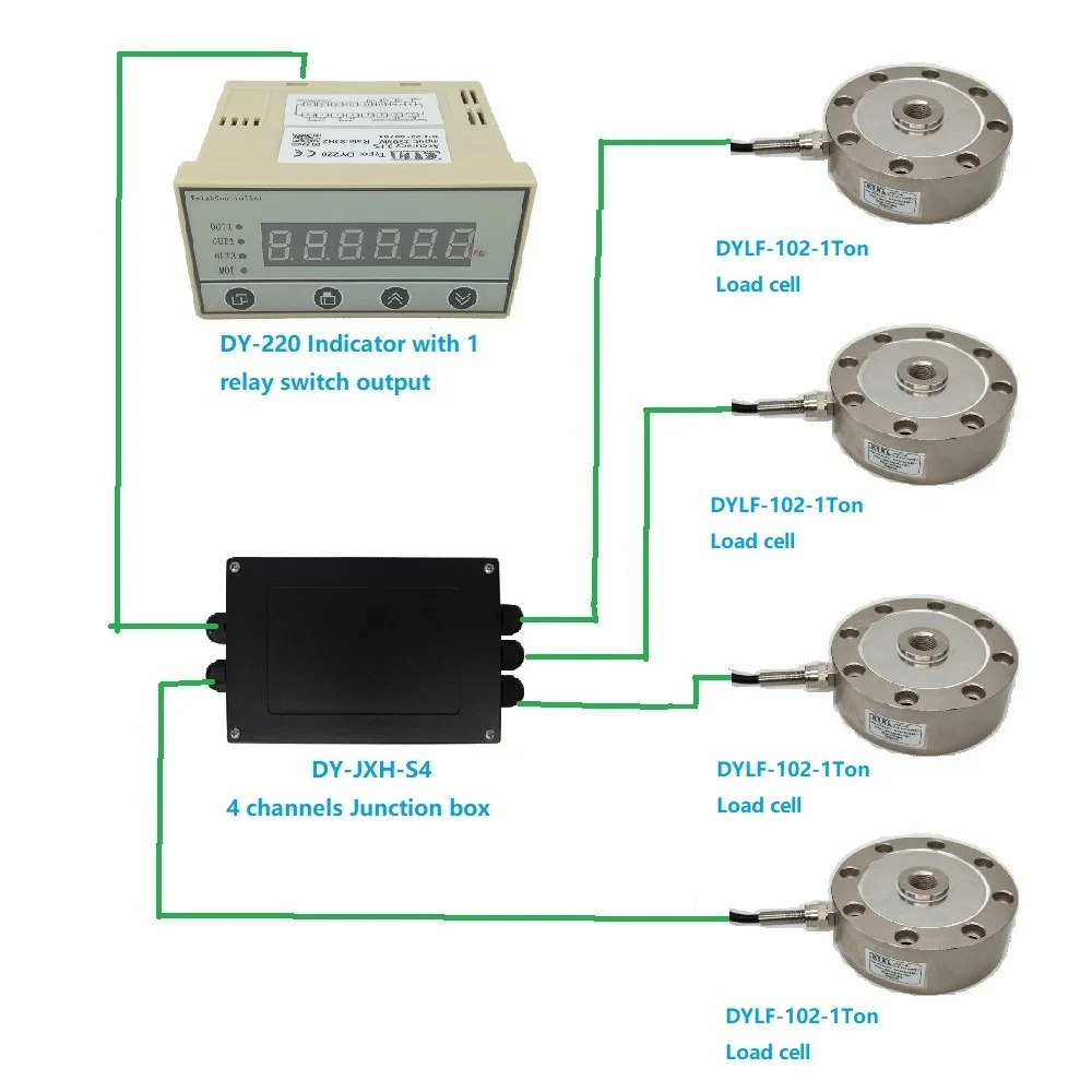 oil water hopper tank weighing kit load cell scale module 5T 10T