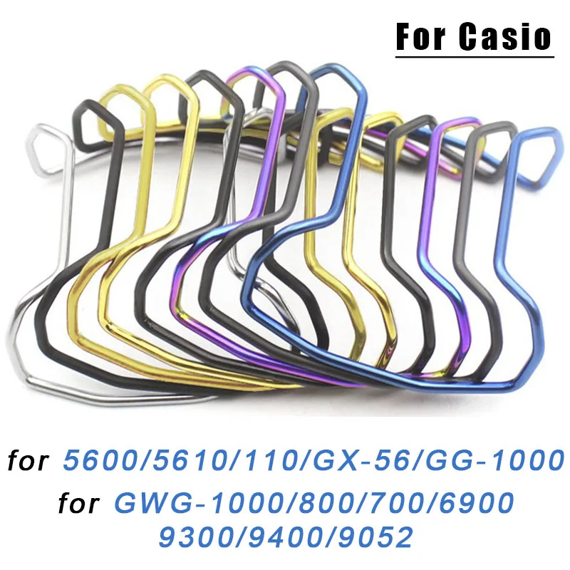 카시오 9400 9300 6900 5600 100 시리즈용 스테인레스 스틸 시계 범퍼, 충돌 방지 베젤, GA400 700 시리즈용 시계 보호대