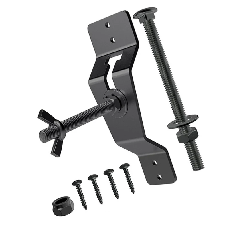 Trailer Tire Storage Bracket with Threaded Rod Tire Carry for Wall Mount Use