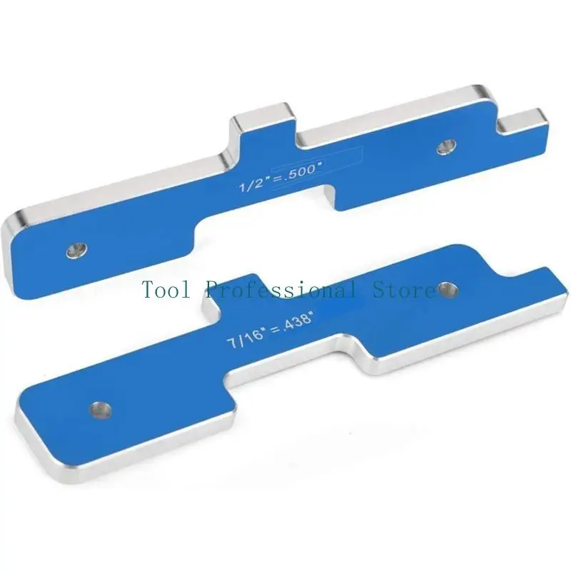 57QF 7 قطع منضدة إعداد قضيب النجارة ضبط الدقة قضيب سبائك الألومنيوم #2