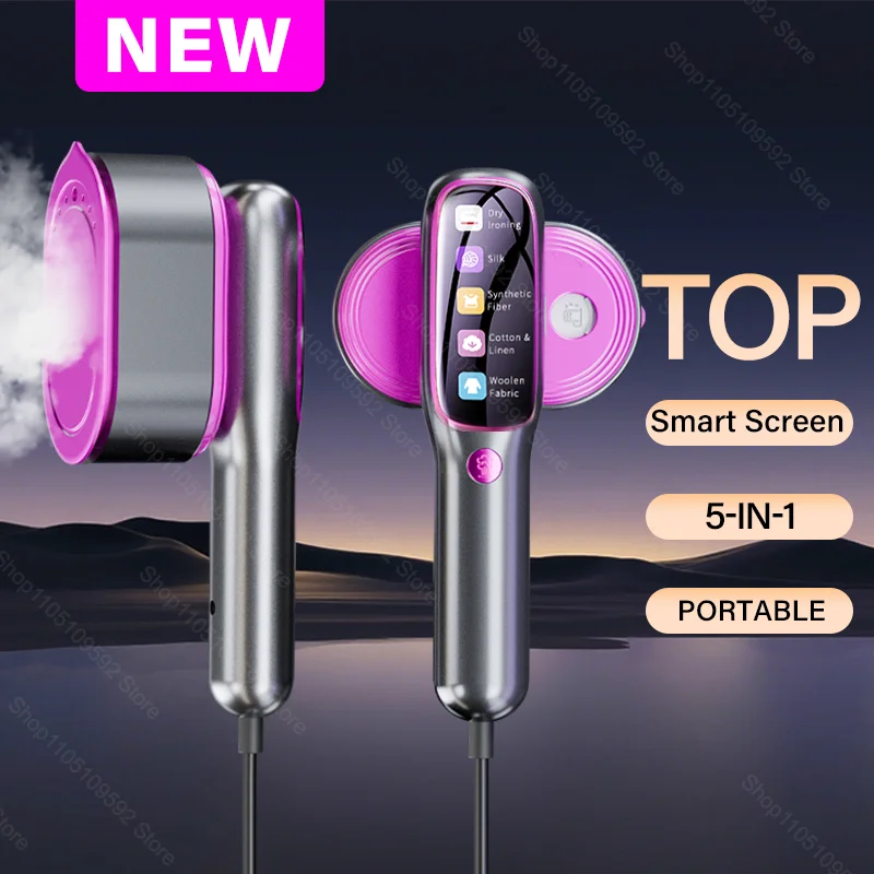 2026 NEW Portable Steam Iron Garment Steamer Portable Mini for Clothes Fast Heating Travel Garment Fabric Handheld Steam Iron