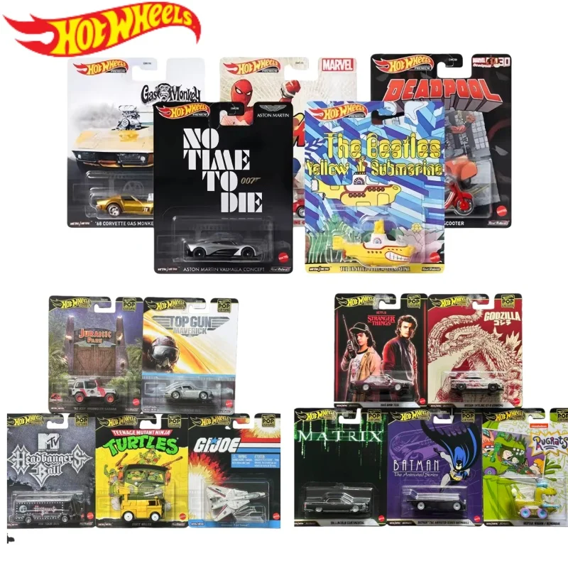 

Original Hot Wheels Entertainment F G Q Case Serise Model Car Die Cast Model Decoration Surprise Gifts Car Collection Toys