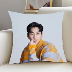 Decorazioni per la casa Federa per cuscino iving K-Kim-Soo-Hyun kpop camera da letto ufficio auto Dakimakura Cuscini di tiro Federa quadrata Decorazioni per la casa