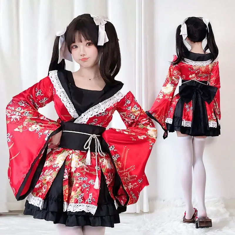 

Sukhavati Cosplay Costume Lolita Kimono Uniform for Halloween Christmas Party Masquerade Anime Shows
