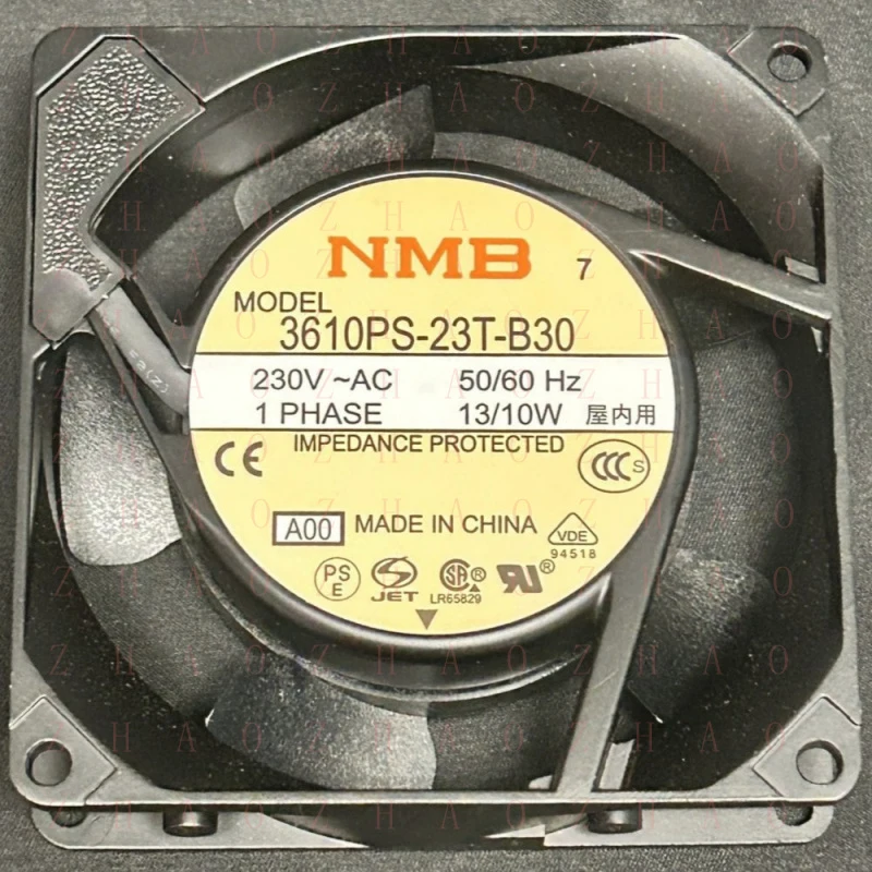 

L+ for NMB 230V~AC Axial Fans 3610PS-23T-B30 IMPEDANCE PROTECTED (1pcs) 13/10W