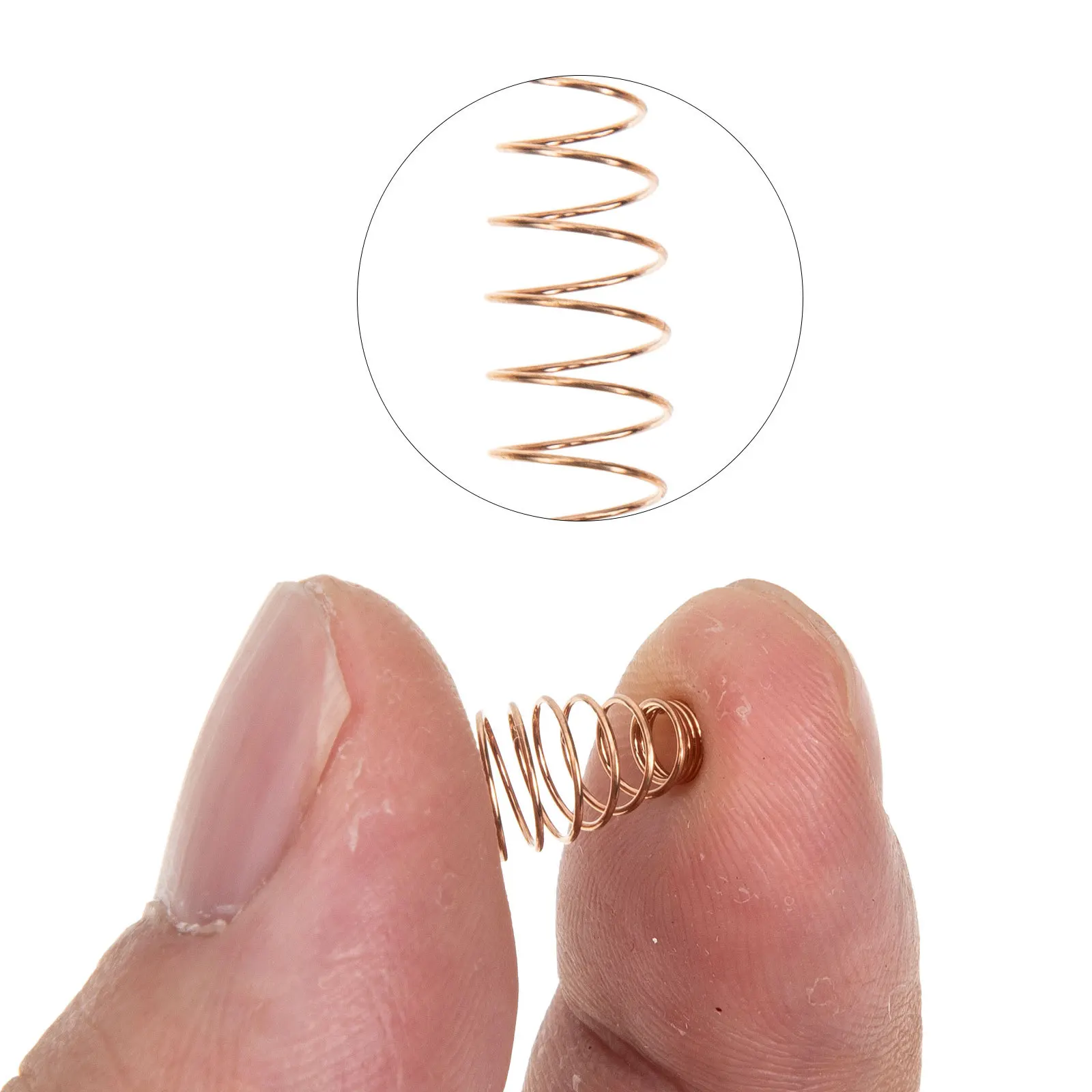 

90Pcs Piano Tuning Spring Brass Coil Spiral for Upright Piano Repair Part Replacement Maintenance Tools Instrument Accessories