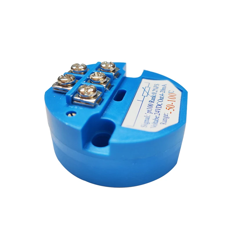 Módulo transmissor de temperatura integrado Pt100 RTD 4-20ma Termopar com sensor de temperatura