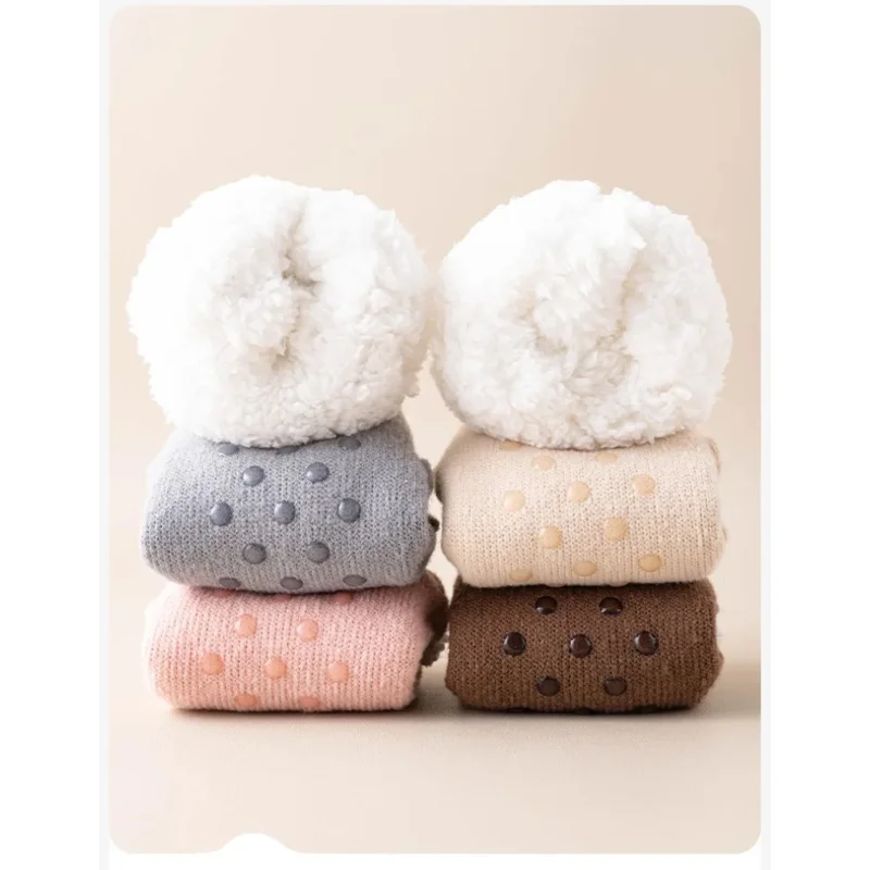 

Fall and Winter Floor Socks Home Warm Women Snow Socks Sleep Carpet Slippers Socks Non-slip