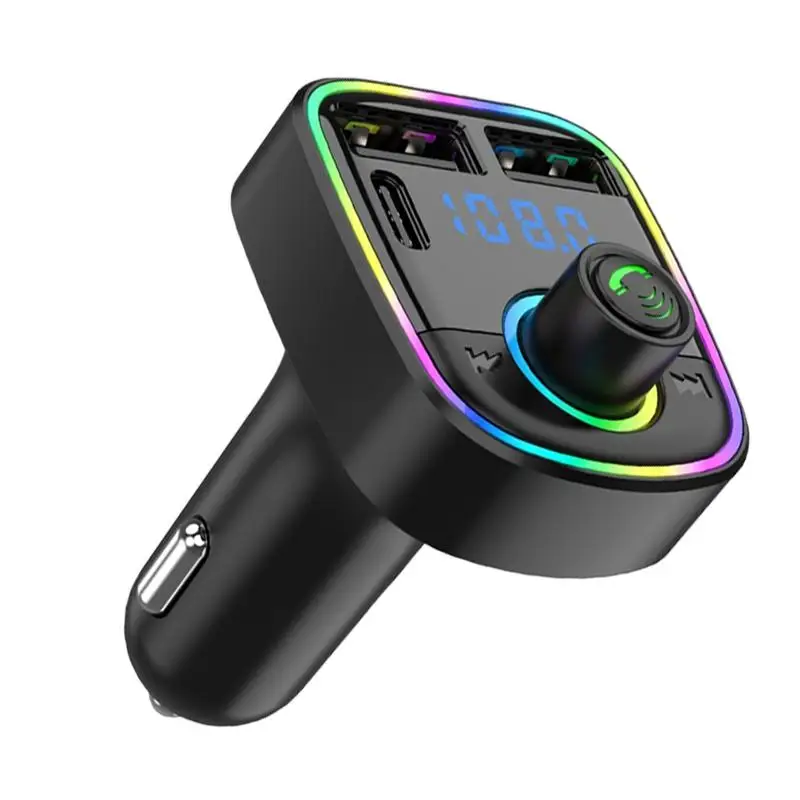 

FM Transmitter For Car Wireless Vehicle Audio Adapter Smart Noise-Canceling Car MP3 Player FM Transmitter For Daily Commuting