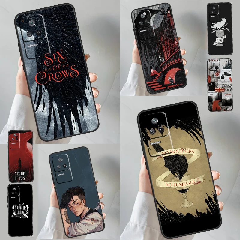 Six Of Crows Case For Xiaomi 11T 12T Pro 11 12 13 Lite 12X POCO F5 X3 X5 Pro M4 M5s F3 F4 X4 GT Cover