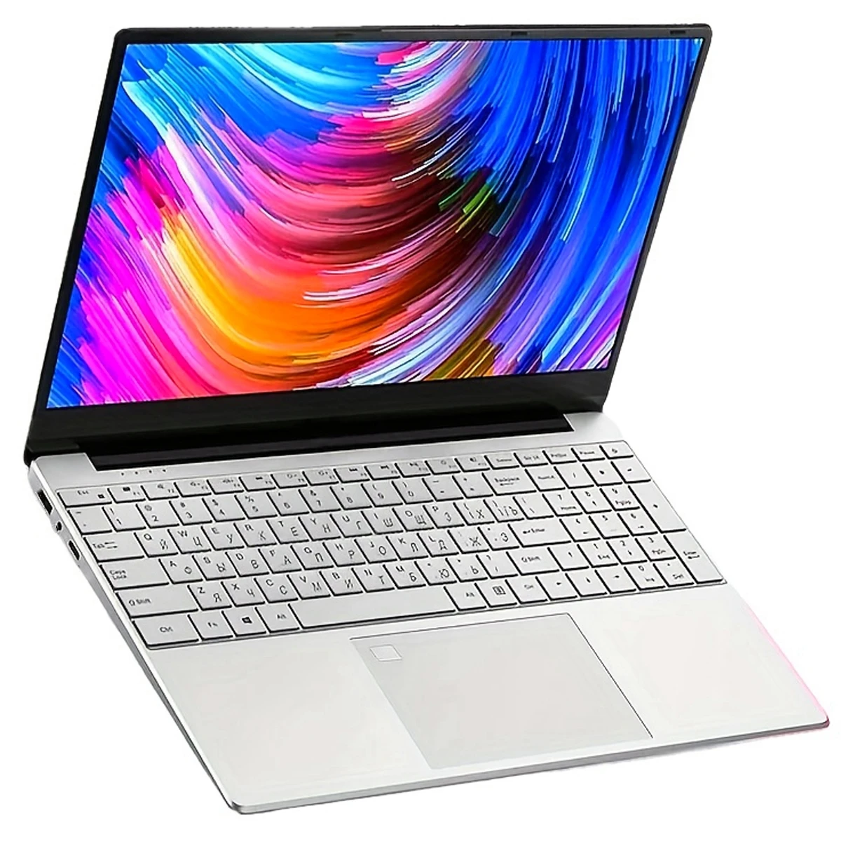 15.6 Inch IPS Screen Silver Keyboard Laptop 16GB RAM 2TB Intel Celeron 11th N5095 Windows 10/11 Pro, Portable Office Notebook PC