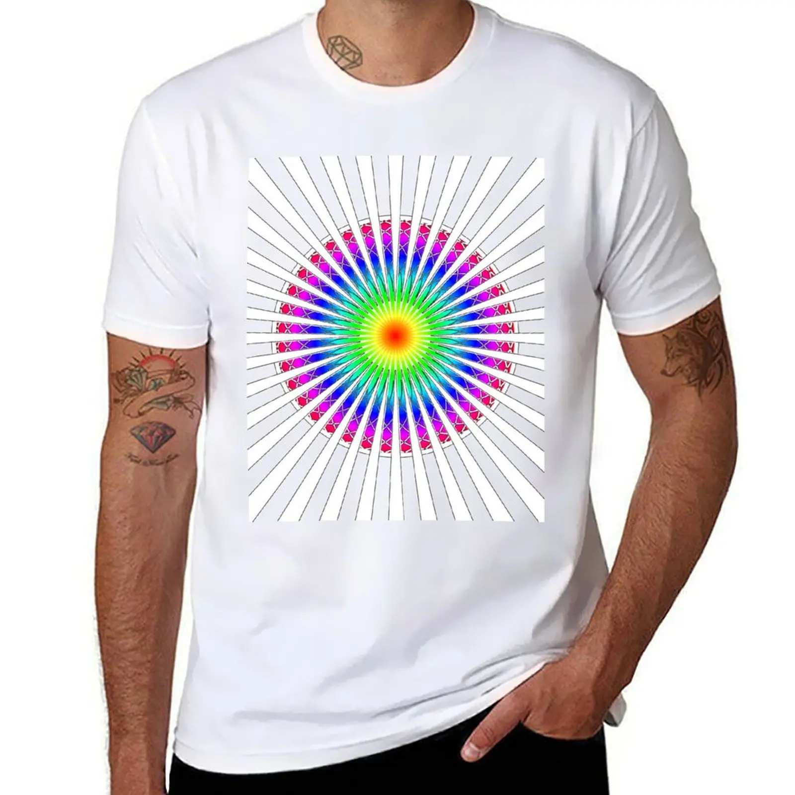 

Hypnotic Flower T-Shirt t shirts for man pack white t shirt man cotton T-Shirt