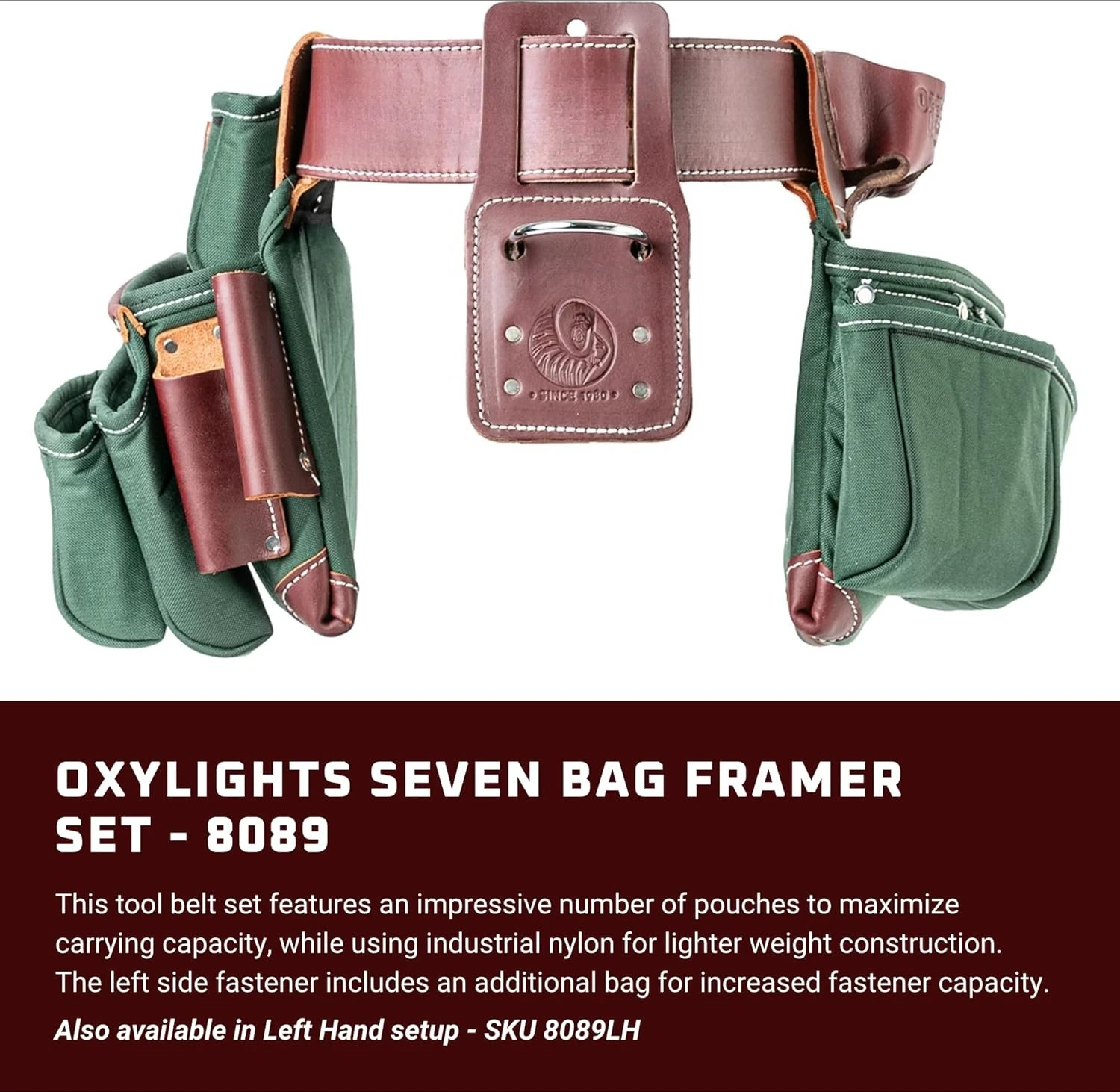 

7 Bag Framer Set - Medium - 22 Pockets & Tool Holders - Made in USA·Hot selling quality
