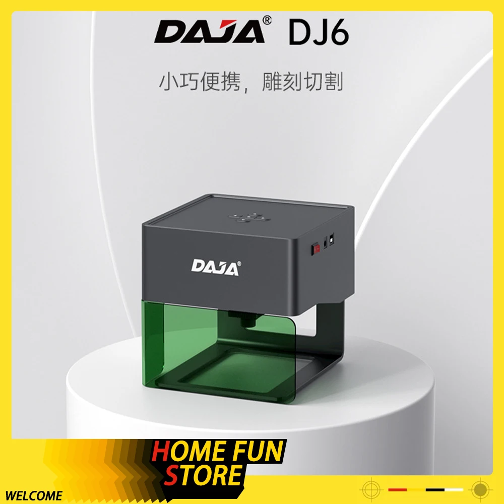 

Daja Dj6 Laser Engraving Machine Portable Logo Text Pattern Pet Tag Printer Mobile App Computer Laser Engraver For Engraved