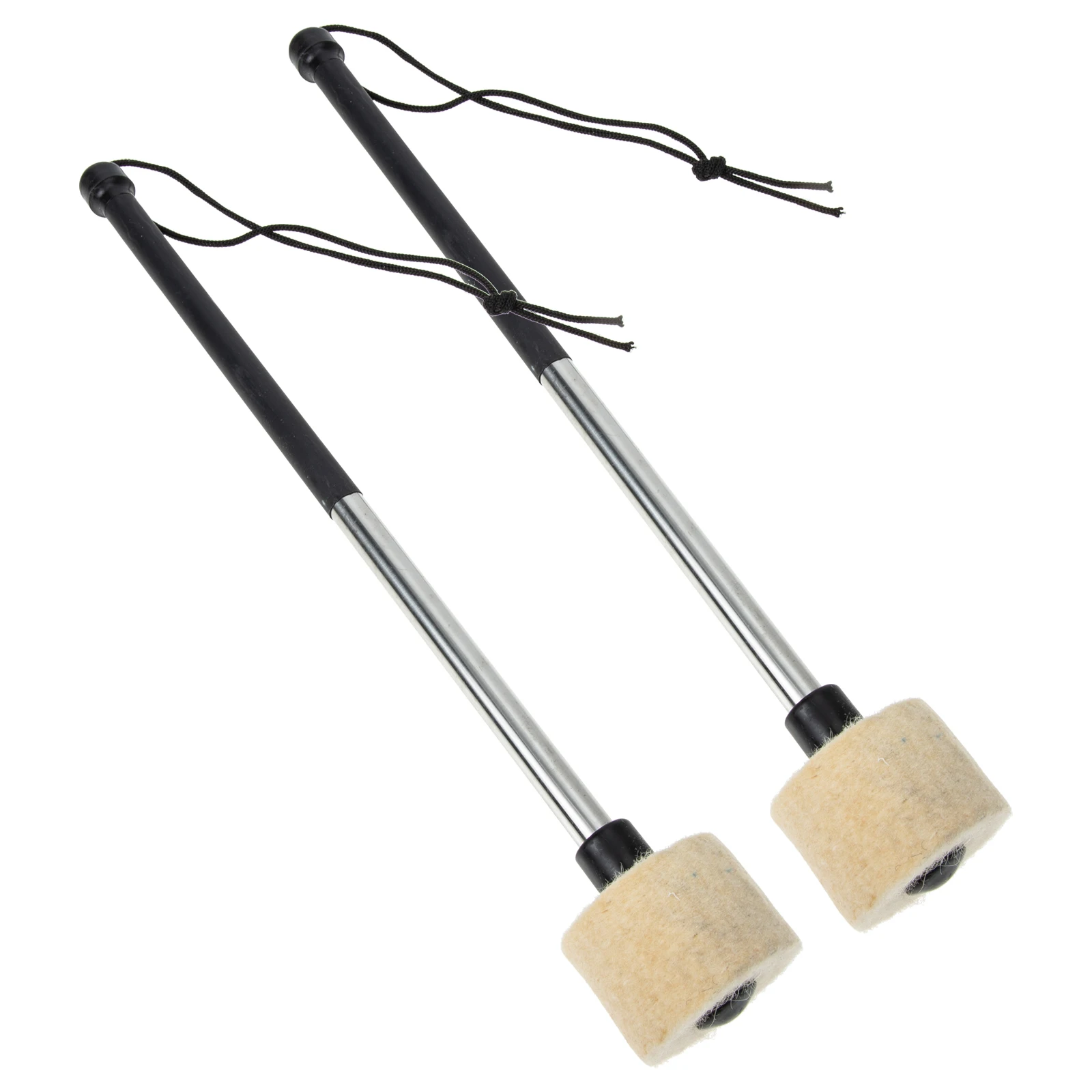 

2pcs Stainless Steel Drumsticks Percussion Hammer Durable Mallets Band Accessories Professional Marching Instrument Kids Adults