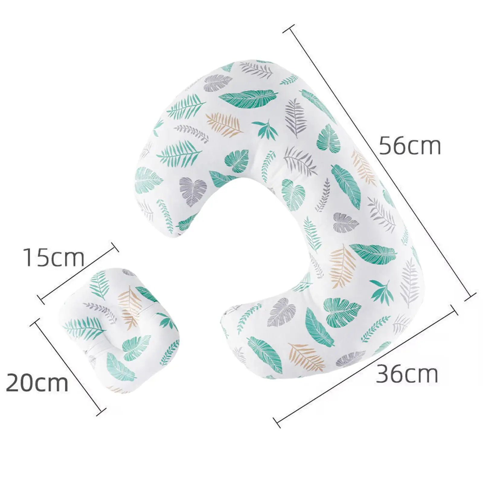 Voedingskussen Ondersteuningskussen Baby Borstvoeding met afneembare hoes Voeden Taillekussen voor borstvoeding Flesvoeding Moeder