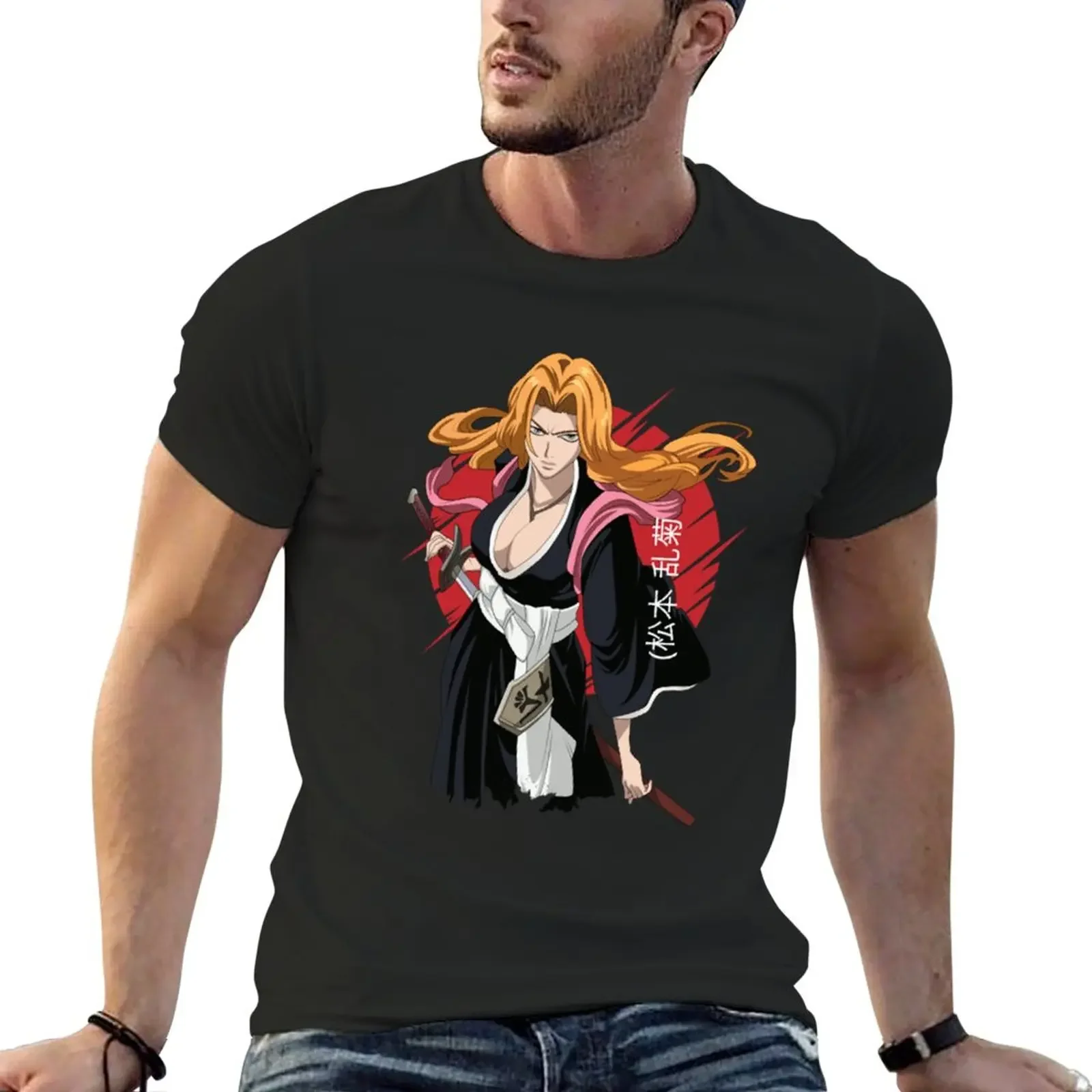 

Rangiku Matsumoto - Bleach T-Shirt blanks customs mens big and tall t shirts