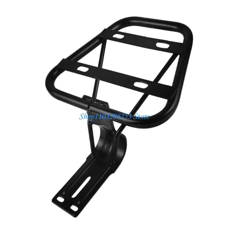 

R6FA Detachable Electric Bicycles Rear Cargo Basket Rack Backrest Steel Bracket Frame
