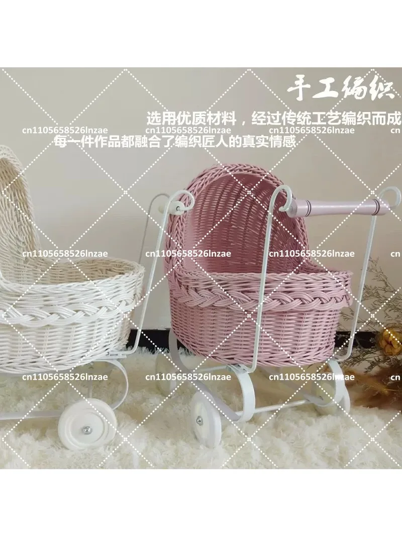 Pet Cart Lightweight Small Dog Stroller Home Children Play Four-Wheel Scooter