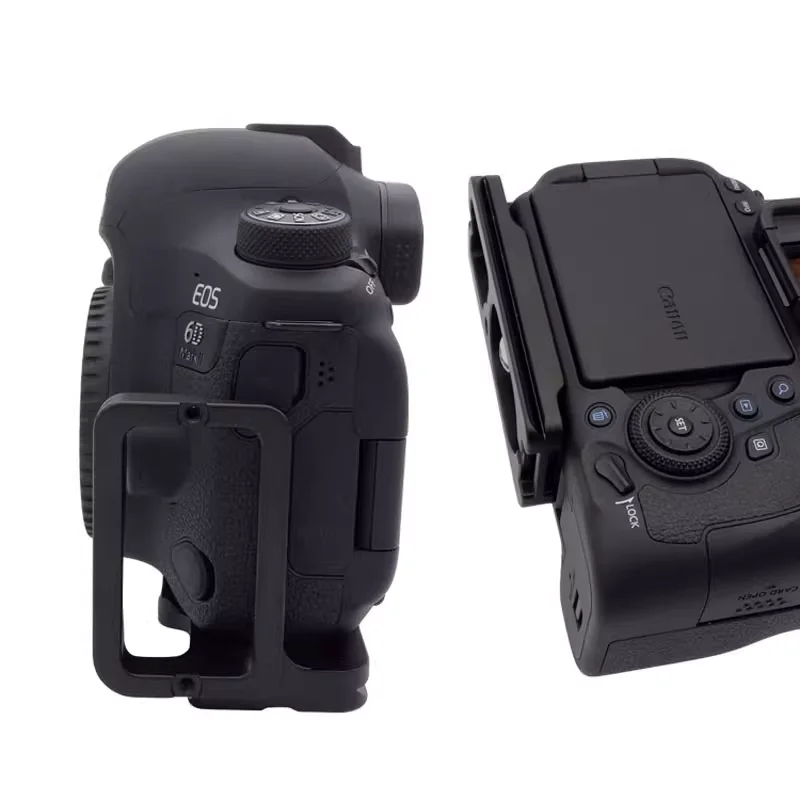 6D2 Quick Release L Plate Holder Hand Grip Tripod Bracket for Canon EOS 6D Mark II 2 Camera for Benro Arca Swiss Tripod Head