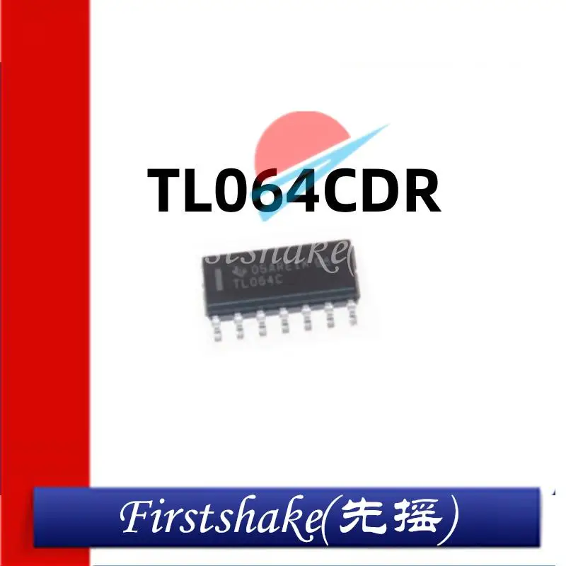 10Pcs Imported TL064CDR TL064CD Patch SOP14 Four JFET Input Operational Amplifier Chip