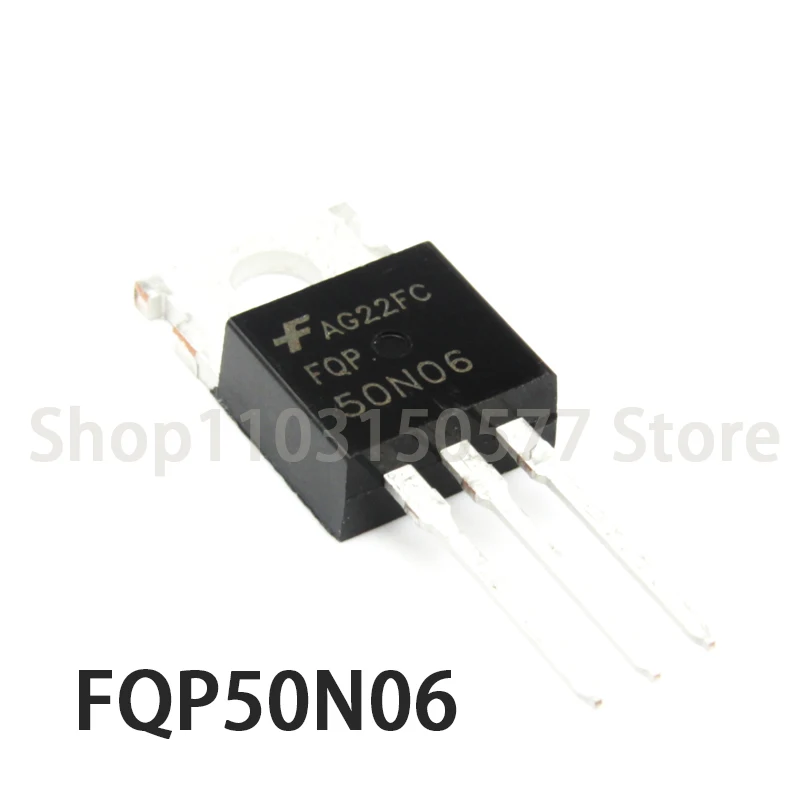 1 Stück fqp50n06 mos 50 n06 50a 60v bis-220