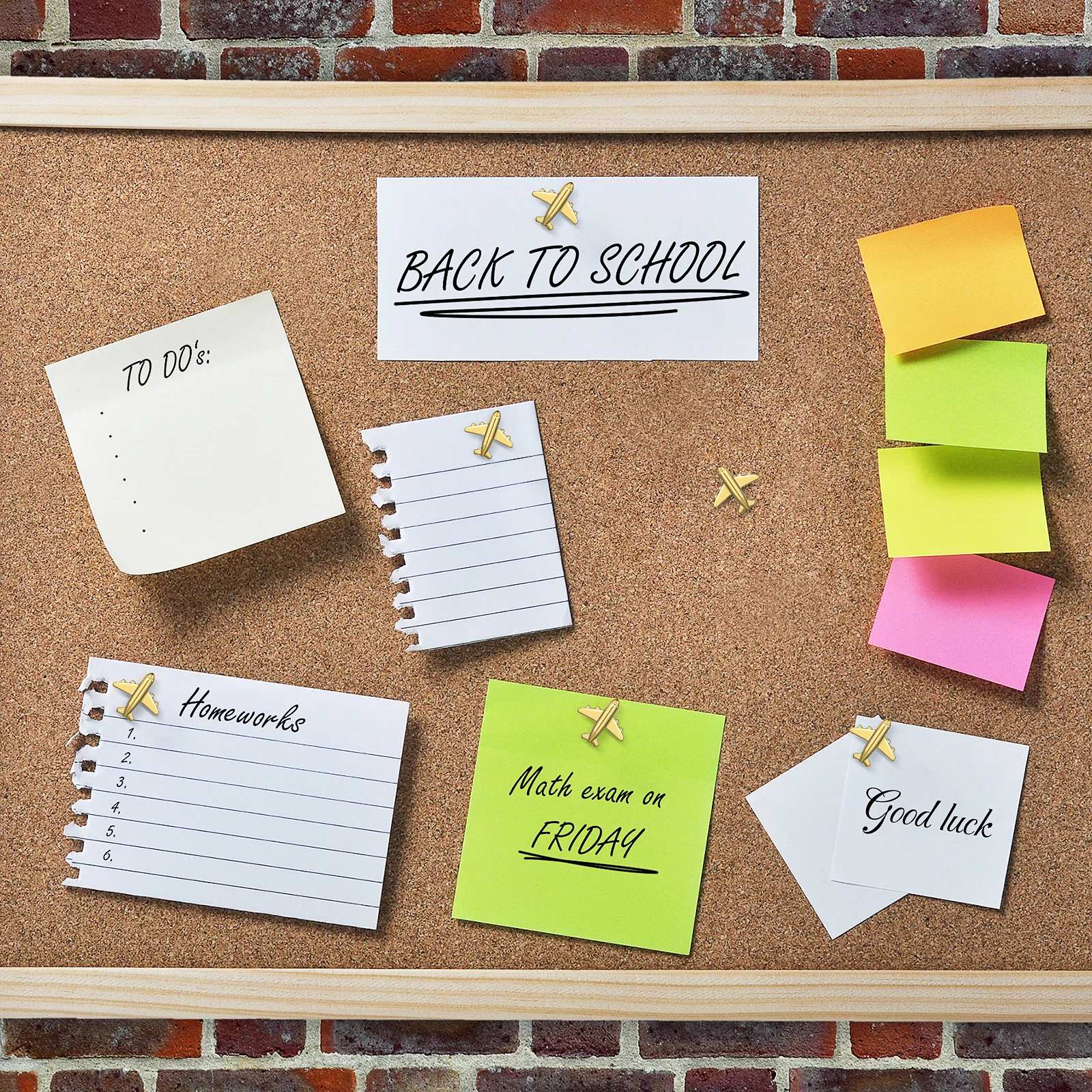 24 قطعة طائرة معدنية دبابيس ضغط الإبهام الزخرفية للوحة الإعلانات الفلين رغوة خرائط مكتب المدرسة لوازم الحفلات المنزلية #1