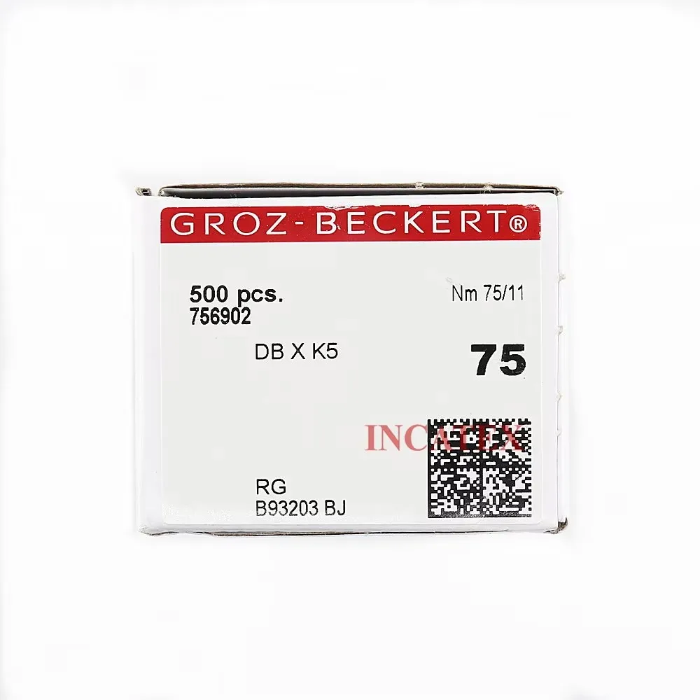 

500 шт. оригинальная игла для вышивания Groz Beckert RG DBXK5 Нм 70/10 75/11 80/12 для Tajima Barudan SWF Китайская вышивальная машина