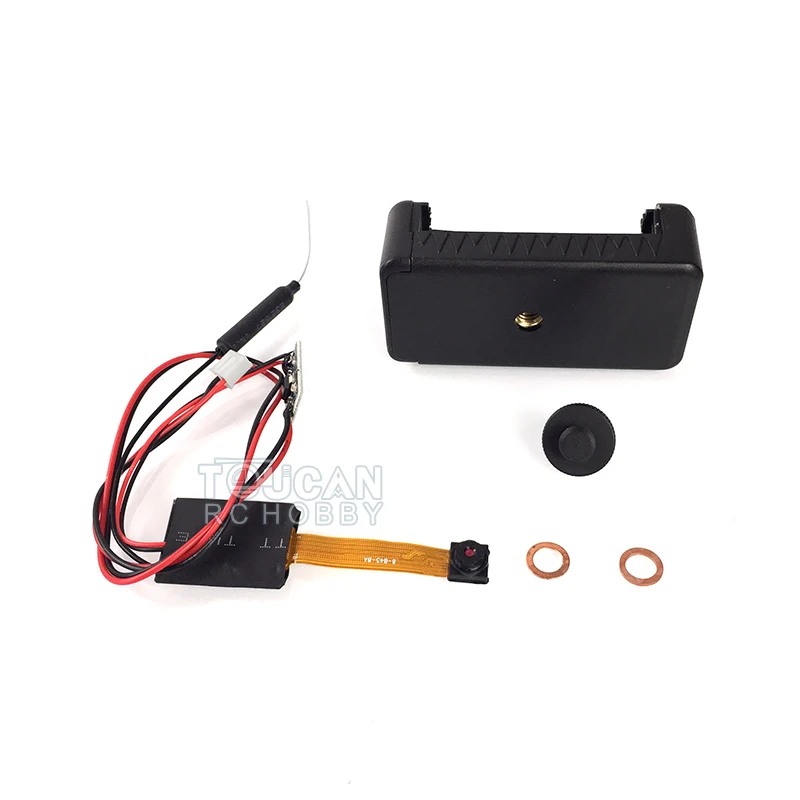 Rc Onderdelen Fpv Systeem 200W Met Telefoon Rack Voor 1/16 Schaal Heng Long Tk6.0 7.0 Afstandsbediening Tanks Diy Model Thzh1050