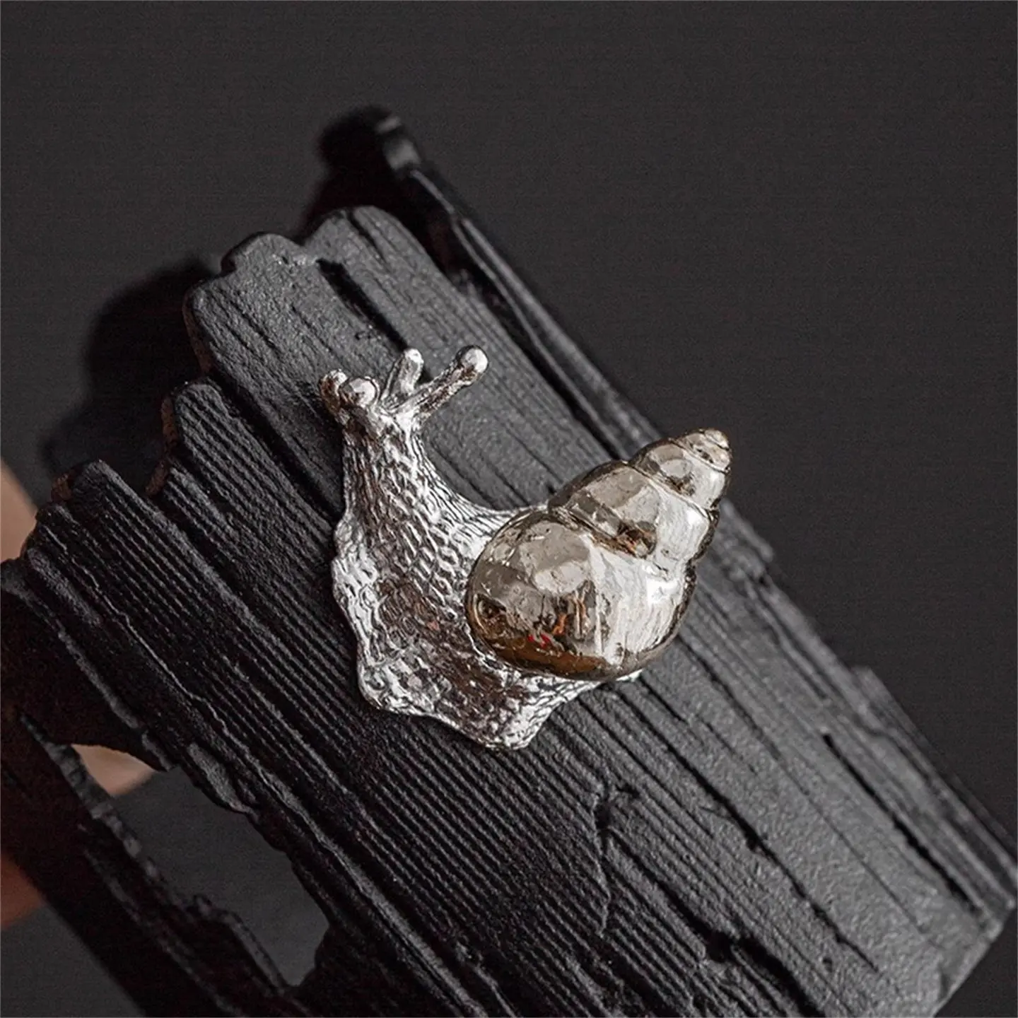 CX creative handmade hammer pattern, snail tea with tin leaf tea leak 3