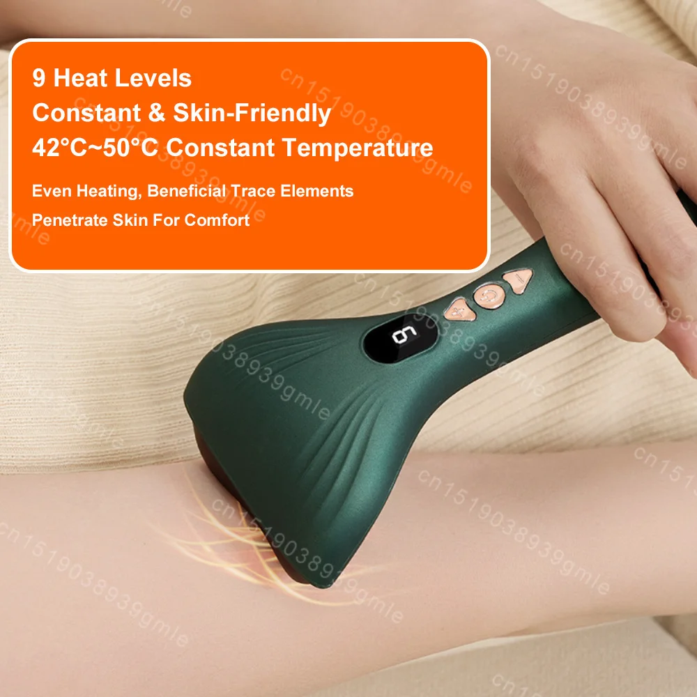 

Electric Scraping Board Eye Face Massager Facial Lifting Firming Essence Import Neck Guasha Heating Vibration Massage Relax